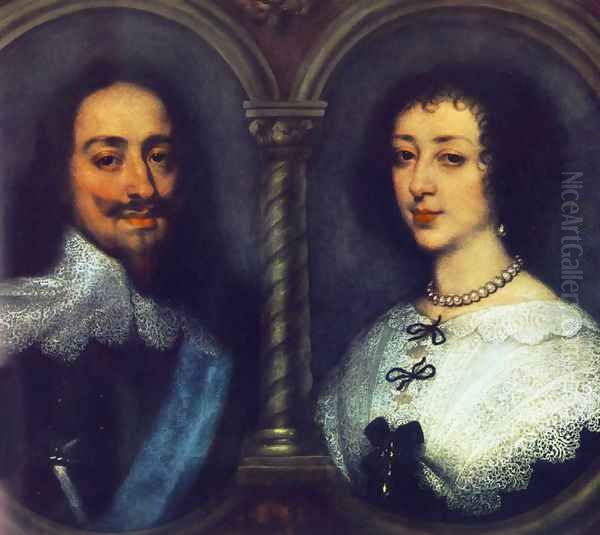 Charles I Of England And Henrietta Of France - view 1