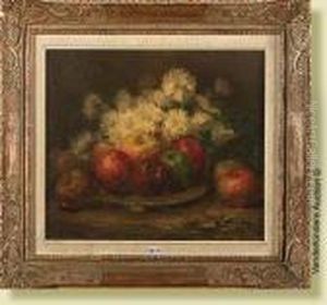 Nature Morte Aux Fleurs Et Aux Fruits