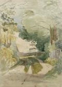 A Lane At Kemsing, Near Sevenoaks, Kent