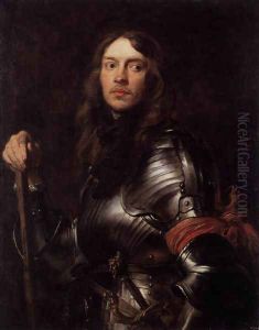 Portrait of a Man in Armour with Red Scarf 1625-27