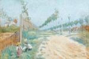 "die Alszeile Stadtwarts by Alphons Leopold Mielich