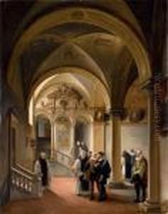 Carlo V Si Ritira Nel Convento Di San Giusto Nell'estremadura by Giovanni Migliara