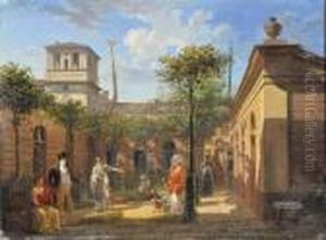 Scena All'interno Di Un Palazzo