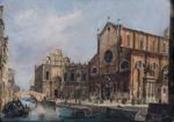 Vue Du Campo San Giovanni E Paolo Avec La Facade De La Scuola Disan Marco - view 1