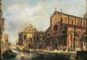 Vue Du Campo San Giovanni E Paolo Avec La Facade De La
Scuola San Marco by Giovanni Migliara