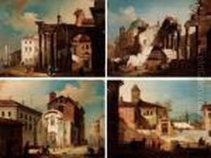 Quattro Vedute Di Citta