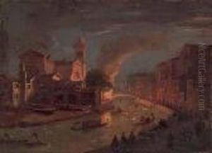 Notturno A Venezia by Giovanni Migliara
