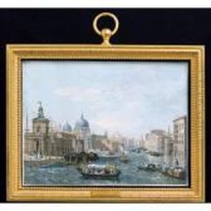 Venezia, Il Canal Grande Con La Punta Della Dogana by Giovanni Migliara