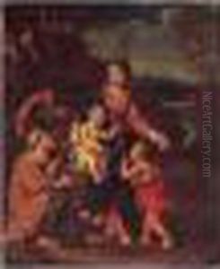 The Holy Family With Saint Elizabeth And The Infant Saint John The Baptist