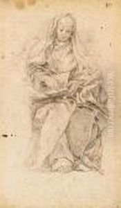 The Education Of The Virgin 
(recto); The Head Of A Young Girllooking Up To The Right And Studies Of 
Hands (verso)