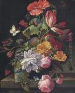 Roses by Abraham Mignon