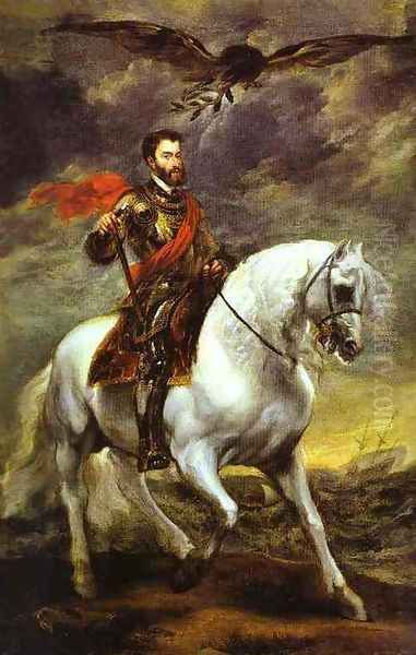 Portrait of Charles V on Horseback - view 1