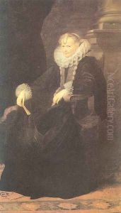 The Genoese Senator's Wife 1621-23 by Sir Anthony Van Dyck