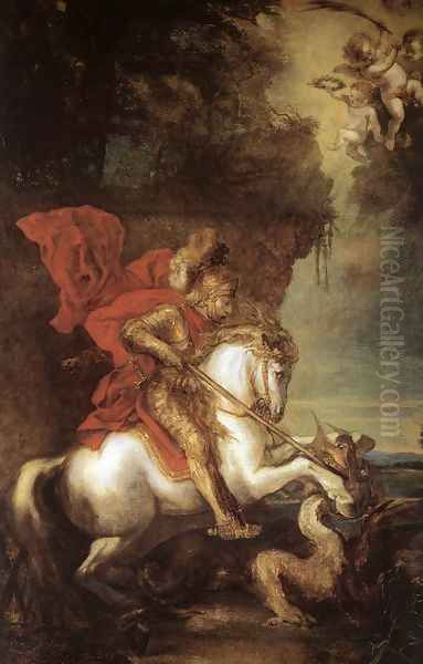 St George and the Dragon - view 1
