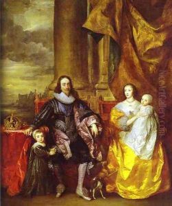 Charles I and Queen Henrietta Maria by Sir Anthony Van Dyck