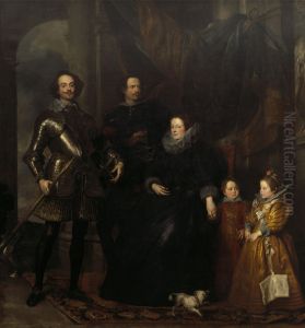 Portrait of the family Lomellini by Sir Anthony Van Dyck