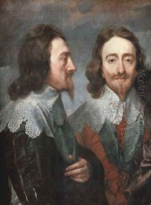 Charles I in Three Positions (detail 1)