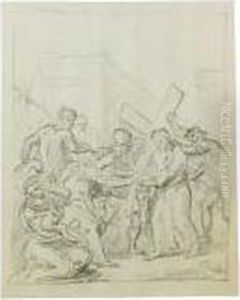 Sei Studi Separati Della Salita 
Al Calvario; La Lapidazione Di Santo Stefano; Giuseppe Venduto Dai 
Fratelli; E Altre Scene Di Martirio