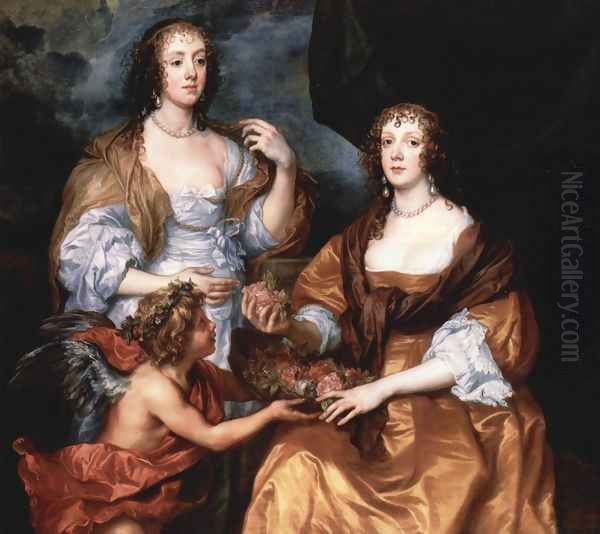 Portrait of the ladies Elisabeth Thimbleby and Dorothy Viscountess Andover - view 1