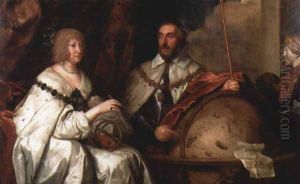 Portrait of Thomas Howard, count of Arundel and his wife Alathea Talbot