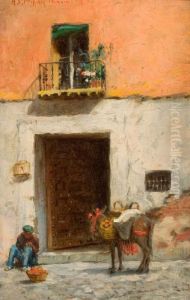 Building In Madrid by Addison Thomas Millar