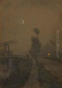 Nocturnal Landscape by Addison Thomas Millar