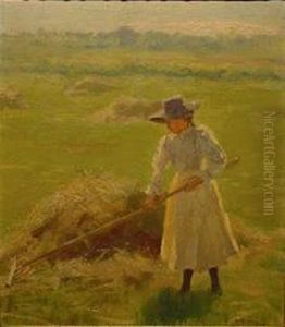 Woman Haying