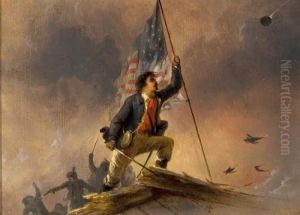 Planting The Flag by Alfred Jacob Miller