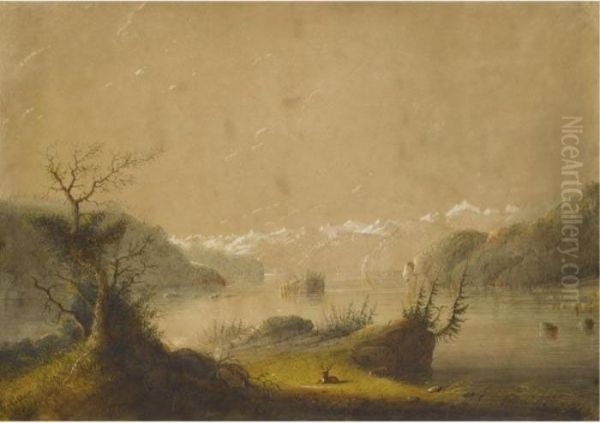 Lake In The Wind River Mountains - view 1