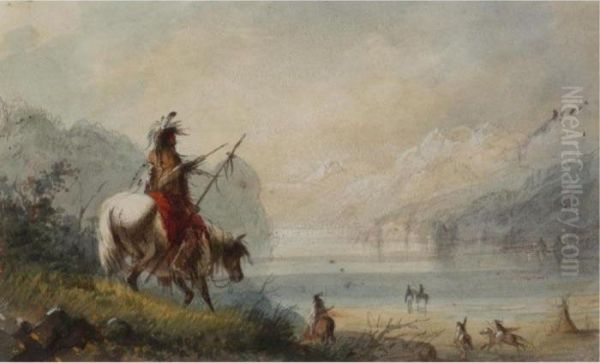 Oregon Indians Water Horses - view 1