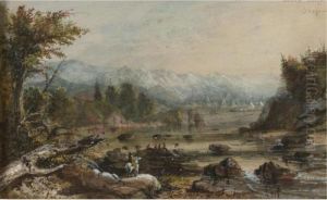 Green River, Oregon by Alfred Jacob Miller