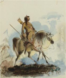Reconnoitering by Alfred Jacob Miller