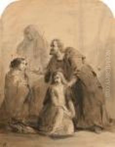 Jeptha's Vow by Alfred Jacob Miller