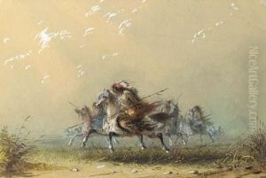 Indians On The War Path by Alfred Jacob Miller