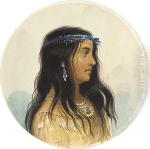 A Young Woman Of The Flat Head Tribe