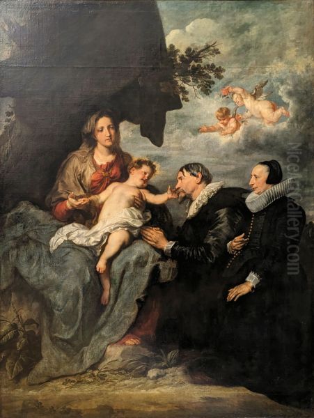 Virgin with Donors - view 1