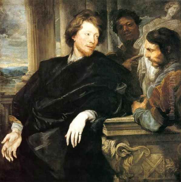 George Gage with Two Men - view 1