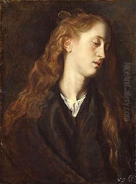 Study Head of a Young Woman possibly 1618 - view 1