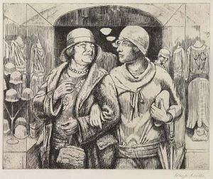 Miller
Group Of 4 Etchings. by Kenneth Hayes Miller