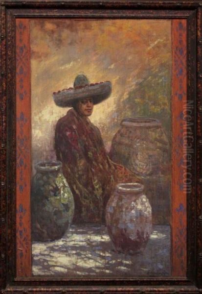 Man With Sombrero - view 1