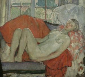 Reclining Nude by Richard Emile Miller