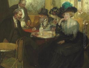 Cafe De Nuit by Richard Emile Miller