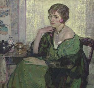 Woman In A Green Dress