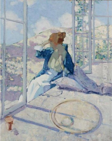Woman By A Window - view 1