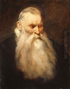 Study Head of an Old Man with a White Beard ca 1617