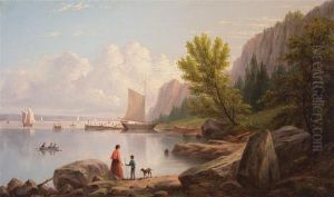 The Palisades Near Piermont by William Rickarby Miller