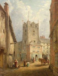 Town Square by William Rickarby Miller