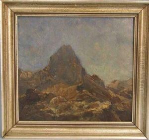 Lamsenspitze Vom Hochmesselgut Aus by Otto Miller-Diflo