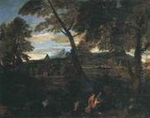Paesaggio Con Riposo Durante La Fuga Paesaggio Con Riposo Durante La Fuga