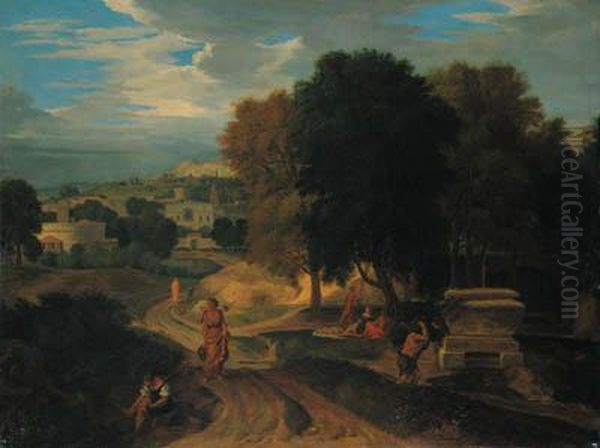 Figures In A Classical Landscape - view 1